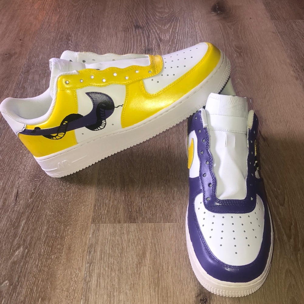 Custom made Kobe Air Force ones